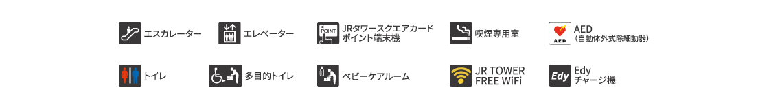Sapporo Stella place center 6F floor map explanation